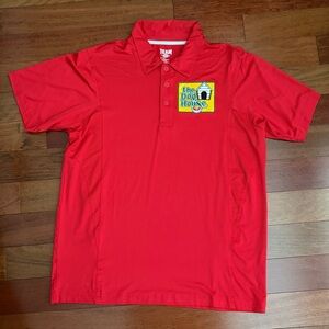The Dog House Polo Shirt Red Short Sleeve Size Medium T Shirt NEW